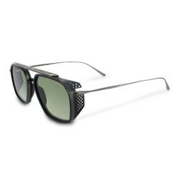 Brett Sun Artride 1 Noir/Gun - Green Polarized Lenses - Special Edition Wheels & Waves