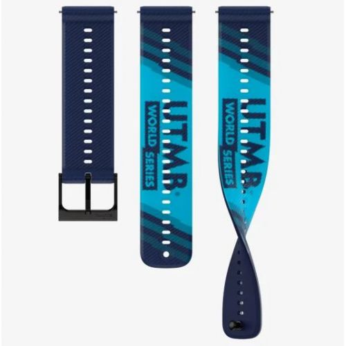 Suunto Bracelet 22mm Athletic 6 Silicone Strap UTMB WS NBlue S+M