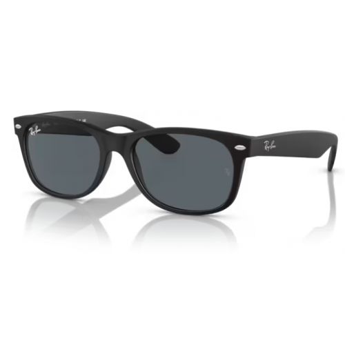 Ray-Ban New Wayfarer Rubber Black - Blue Lenses