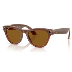 Ray-Ban Meta Skyler Shiny Caramel - Polar Brown Cat.3 