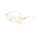 Izipizi Sun Forme D Paper Note Beige - Brown Lenses -Office Playground Edition