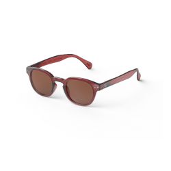 Izipizi Sun Forme C Red Tape - Brown Lenses - Office Playground Edition