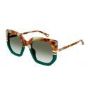 Chloé CH0240S Havane-Vert-Vert