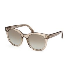 Tom Ford Moira Shiny Brown - Green Lenses