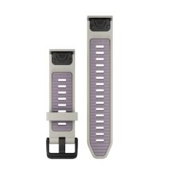 Garmin Bracelet Fénix QuickFit Fog Gray/Lavender Silicone- 20mm