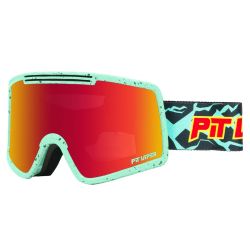 Pit Viper Ski Goggle French Fry Double Wide The Landlocked Gold Revo Cat.3