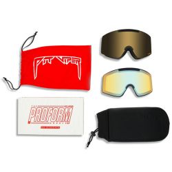 Pit Viper Ski Goggle Proform The Sun of Peach OTG 2 écrans Smoke cat.3 & Cat.1