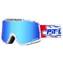 Pit Viper Ski Goggle French Fry THE MERIKABlue Revo Cat.3