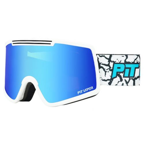 Pit Viper Ski Goggle French Fry Double Wide The Landlocked Gold Revo Cat.3