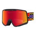 Pit Viper Ski Goggle French Fry Double Wide THE COMBUSTION Red Revo Cat.3