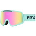 Pit Viper Ski Goggle French Fry Double Wide THE SPUME Pink Revo Cat.3