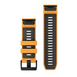 Garmin Bracelet Quickfit Spark Orange/Graphite Silicone - 26mm