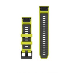 Garmin Bracelet Fénix QuickFit Silicone Amp Yellow/Graphite - 22mm