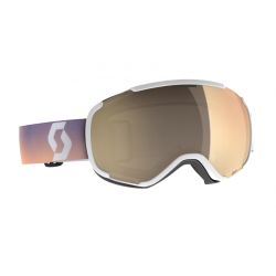 Scott Masque de Ski Faze II LS White/Soft PinkLight Sensitive Bronze Chrome Cat.1-3