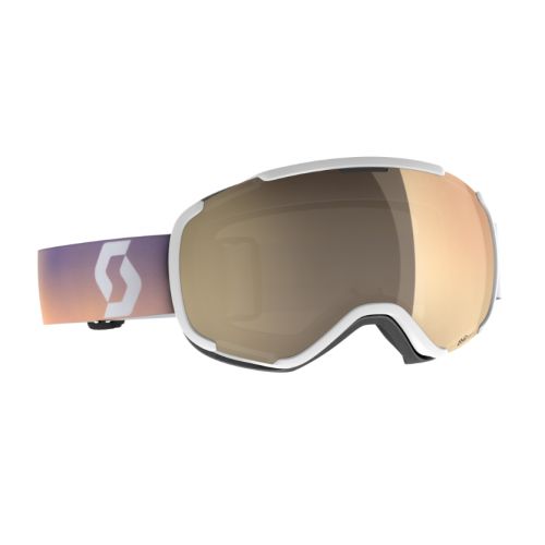 Scott Masque de Ski Faze II LS White/Soft PinkLight Sensitive Bronze Chrome Cat.1-3