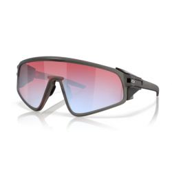 Oakley Latch Panel Matte Grey Smoke- Prizm Snow Sapphire