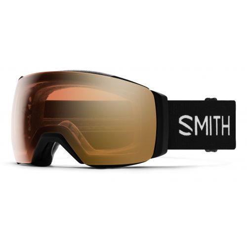 Smith I/O MAG XL Black 2 écrans ChromaPop Pro Photochromic Gold Mirror & ChromaPop Storm Blue Sensor Mirror