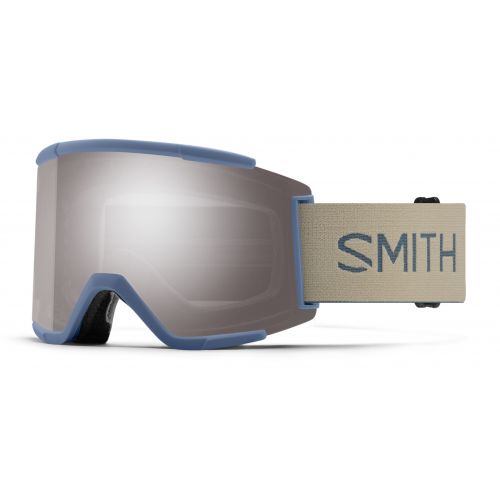 Smith Squad XL Granite Blue 2 écrans ChromaPop Sun Platinium Mirror & ChromaPop Storm Blue sensor Mirror