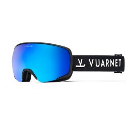 Vuarnet Masque de Ski Magnétique Everest VM2221 - Matt Black - Blue Flshed Cat.3 & Yellow Cat.1