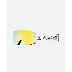 Vuarnet Masque de Ski Magnétique Mont-Blanc VU40026U - White & Black - Gold Flashed Cat.3 & Yellow Cat.1