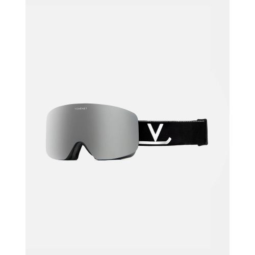 Vuarnet Masque de Ski Magnétique Mont-Blanc VU40026U - Black & White - Flashed Silver Cat.3 & Orange Cat.1