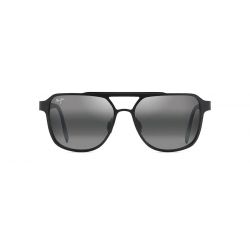 Maui Jim 2nd Reef Satin Black - Neutral Grey Polarized Lenses