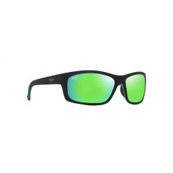 Maui Jim Kanaio Coast Matte Black/Green MauiGreen Lenses