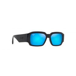 Maui Jim Kupale Shiny Black - Blue Hawaii