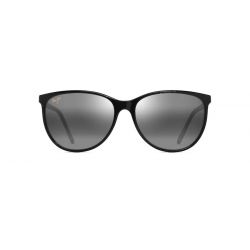 Maui Jim Ocean Shiny Black Neutral Grey 