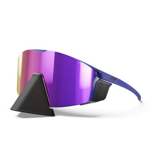 Julbo Edge Cover Spectron 4 Mat Bleu/Noir - Purple Lenses