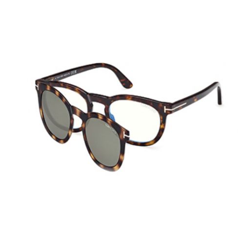 Tom Ford TF5993-B Havane Sombre + clip solaire