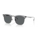 Ray-Ban RB4418D Transparent Grey on Gunmetal - Dark Grey Polarized