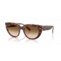 Ray-Ban RB2286 Doreen Light Havana on Transp Multi - Clear Gradient Brown