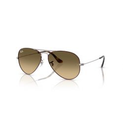 Ray-Ban Aviator Large Metal Havana On Gunmetal - Brown Vintage Gradient Black