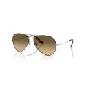 Ray-Ban Aviator Large Metal Havana On Gunmetal - Brown Vintage Gradient Black