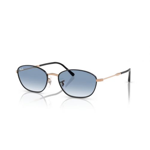 Ray-Ban RB3749 Black On Rosegold - Clear Gradient Blue