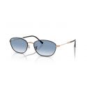 Ray-Ban RB3749 Black On Rosegold - Clear Gradient Blue