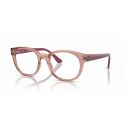 Ray-Ban RX7227 Transparent Pink 