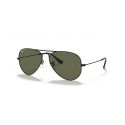 Ray-Ban Aviator Classic Black G15 Green Polarized