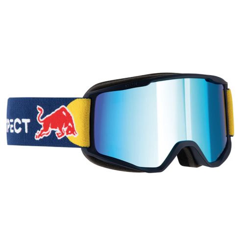 Red Bull Neon Blue/Smoke with Blue Mirror