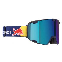 Red Bull Masque de Ski PARK Dark Blue/Ice Blue Snow - Grey with Ice Blue Mirror cat.3