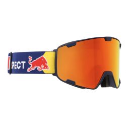 Red Bull Masque de Ski PARK Dark Blue/Brown with Red Mirror