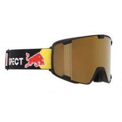 Red Bull Masque de Ski PARK Black/Brown with Gold Mirror