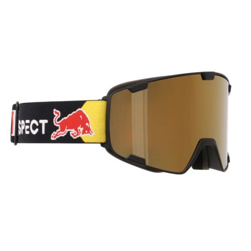 Red Bull Masque de Ski PARK Black/Brown with Gold Mirror