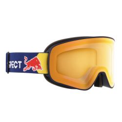 Red Bull Spect Rush Black/Gold Snow - Orange with Gold Mirror cat.3