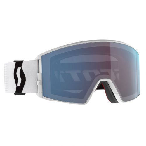 Scott React Mineral White Enhancer Blue Chrome & extra lens AMP Pro