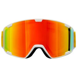 Red Bull Masque de Ski PARK White/Brown with Red Mirror