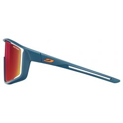 Julbo Fury S Mat Bleu Canard Cat 3 Flash Rouge