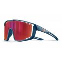 Julbo Fury S Mat Bleu Canard Cat 3 Flash Rouge