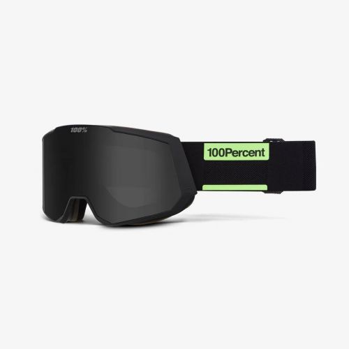 100% SNOWCRAFT XL Tab 2 écrans HIPER Black Lens Mirror - 100Percent Goggles